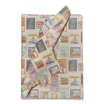 Stamp design Tissue Paper