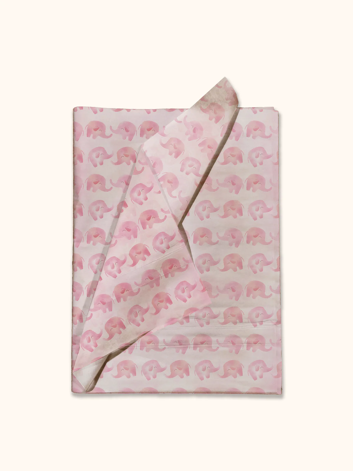 Tissue Paper (90) Pink elephant Tissue Paper - Image 1